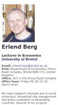 Mobile Screenshot of erlendberg.info